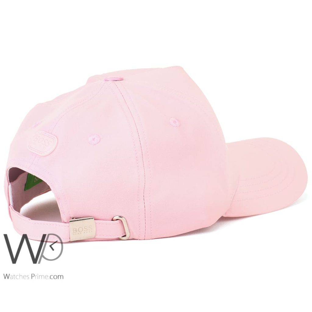 Hugo Boss Pink Baseball Cap Cotton | Watches Prime