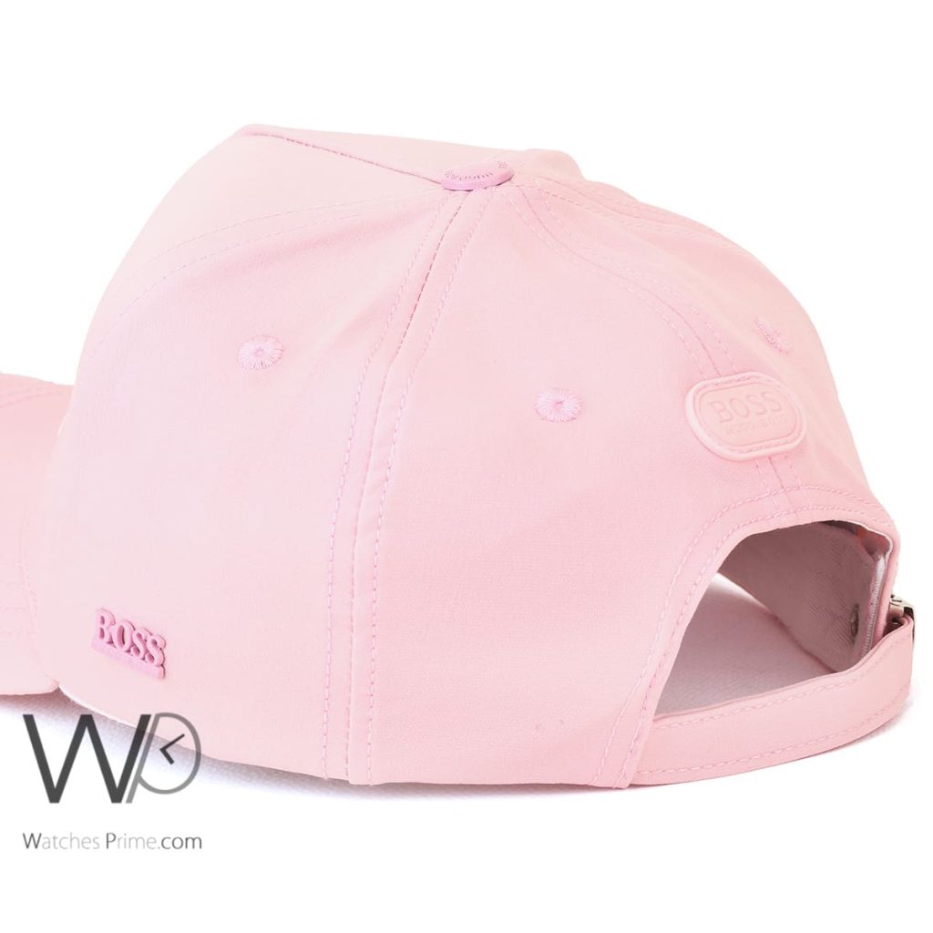 Hugo Boss Pink Baseball Cap Cotton | Watches Prime