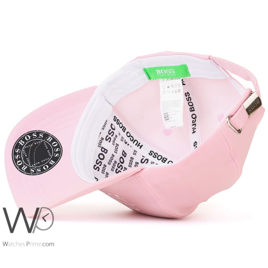 Hugo Boss Pink Baseball Cap Cotton | Watches Prime