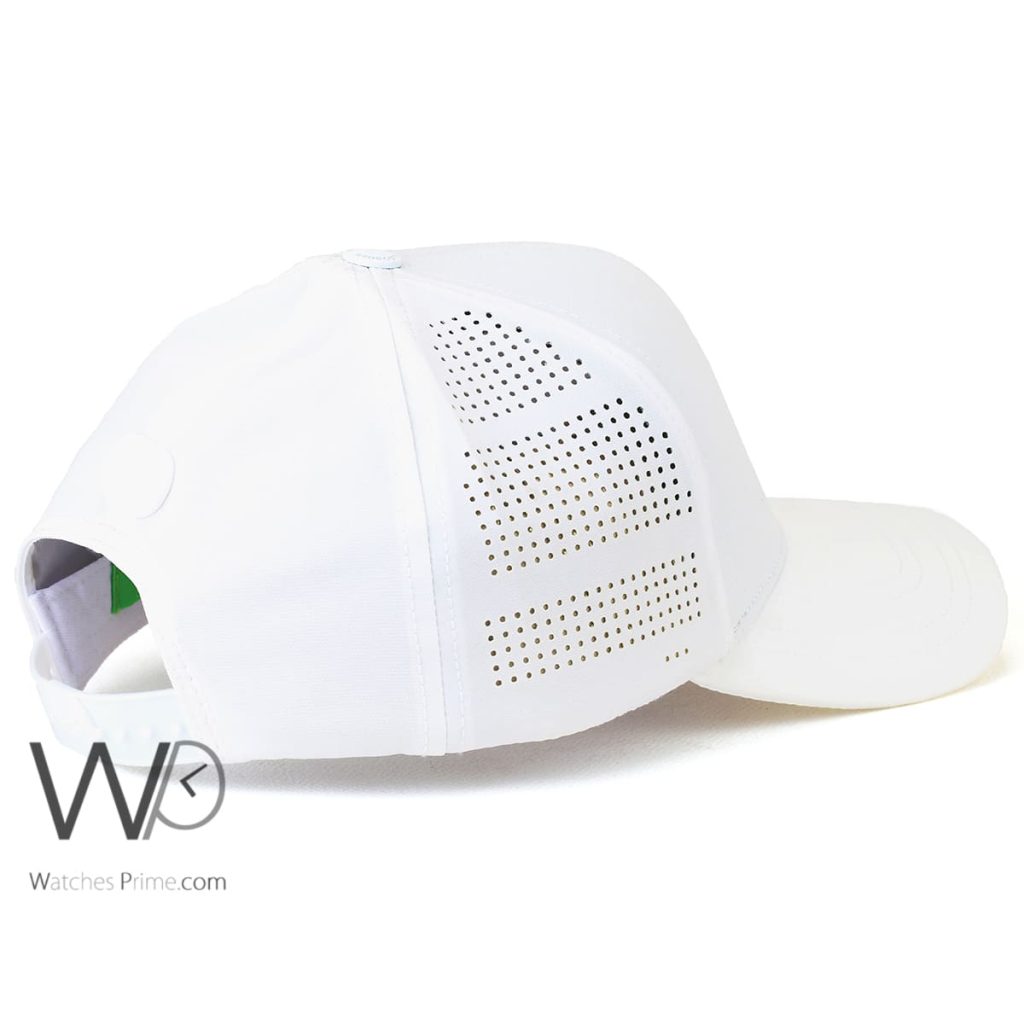 Hugo Boss White Baseball Cap Cotton | Watches Prime