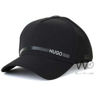 Baseball hugo cap black cotton hat