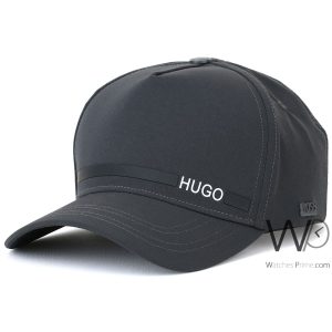 Baseball hugo cap grey cotton hat