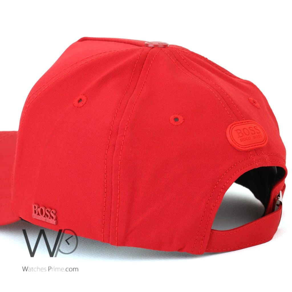Hugo Boss Baseball Cap Red Cotton | Watches Prime