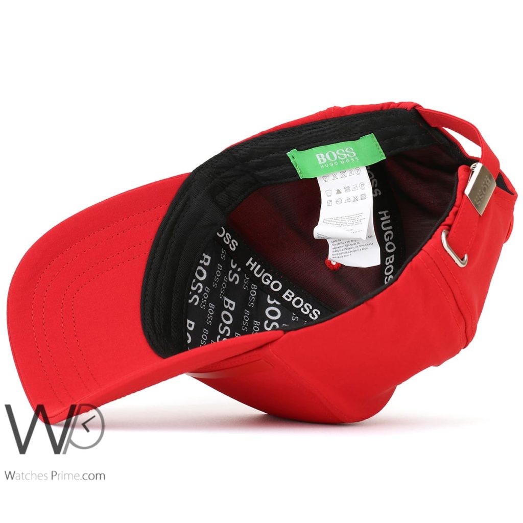 Hugo Boss Baseball Cap Red Cotton | Watches Prime