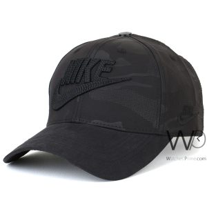 Baseball nike cap black cotton hat size heritage86