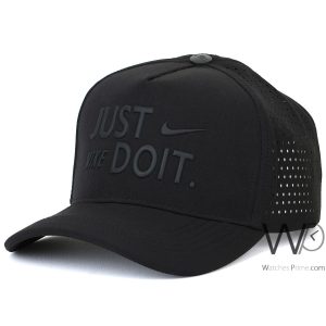 Baseball nike cap just do it classic 99 dri fit black cotton hat