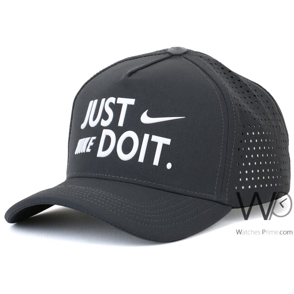 Nike Just Do It Classic 99 Dri Fit Grey Baseball Hat | Watches Prime