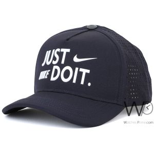 Baseball nike cap just do it classic 99 dri fit navy blue cotton hat