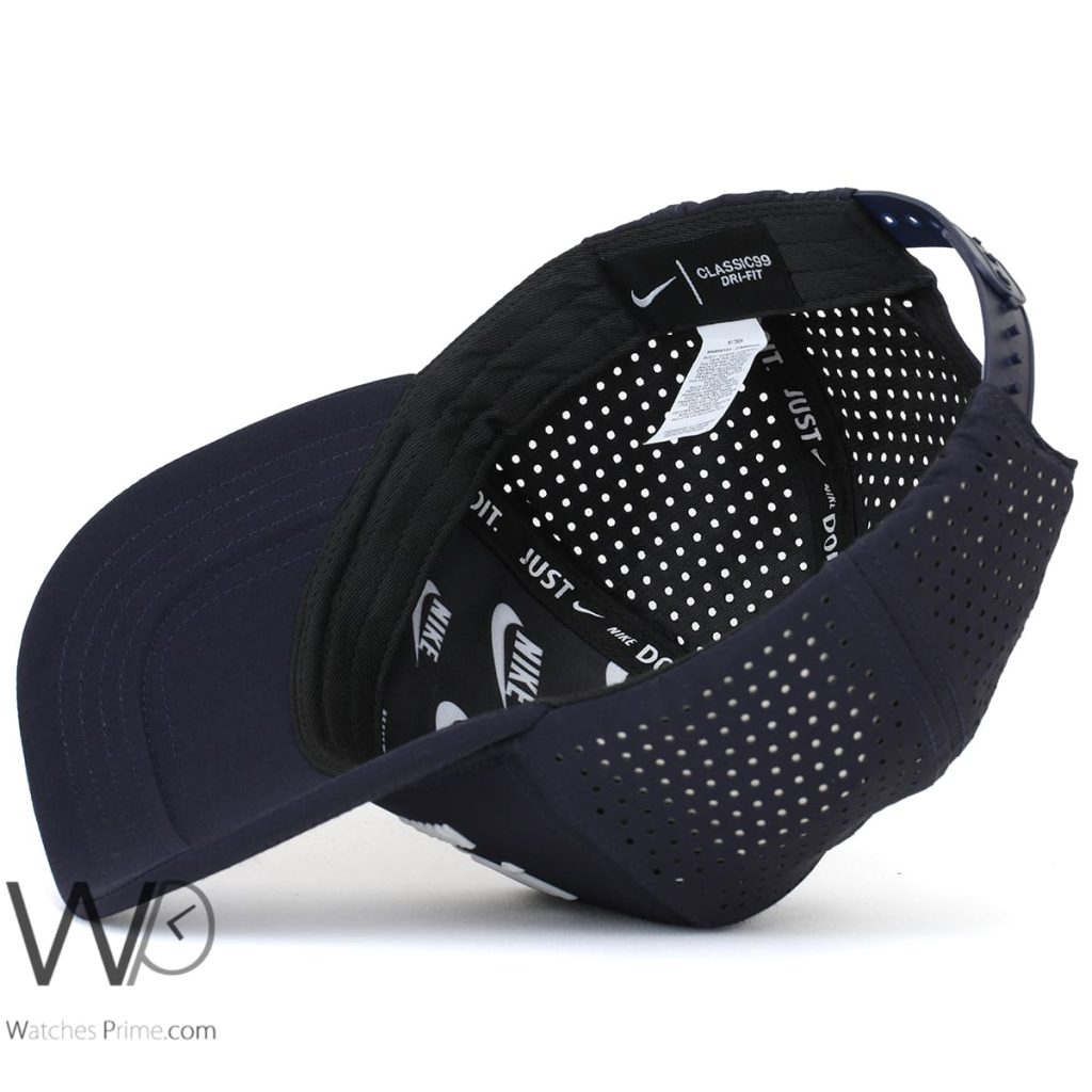 Nike Just Do It Classic 99 Dri Fit Navy Blue Baseball Hat | Watches Prime