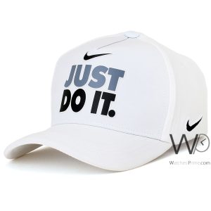 Baseball nike cap just do it white cotton hat