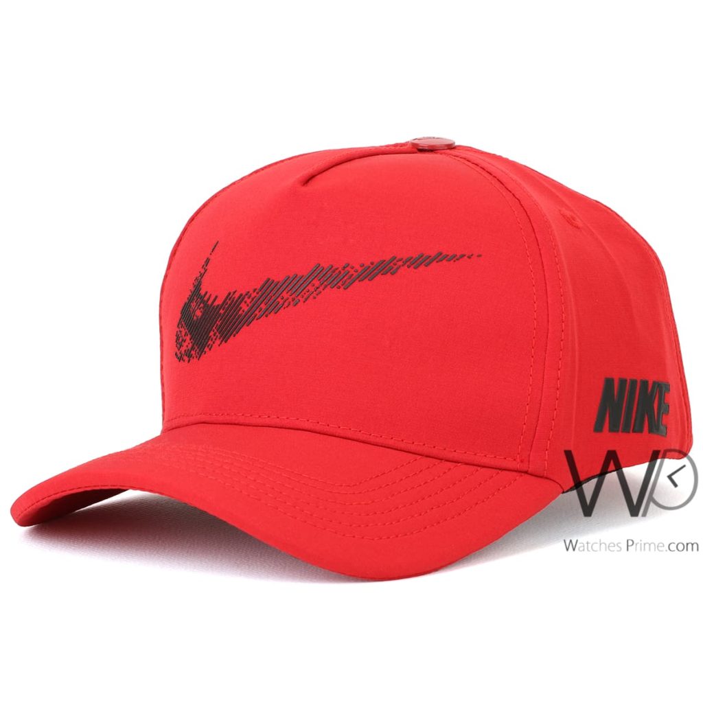 Nike Red Baseball Cotton Hat | Watches Prime