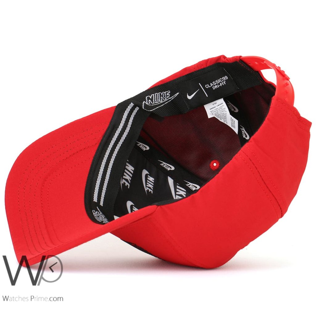 Nike Red Baseball Cotton Hat | Watches Prime