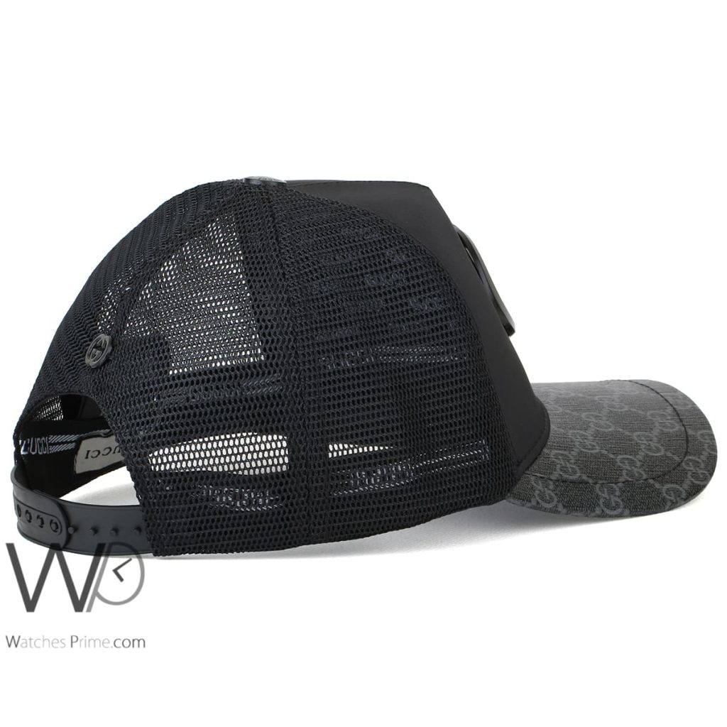 كاب ماركة قوتشى اسود Trucker | واتشز برايم