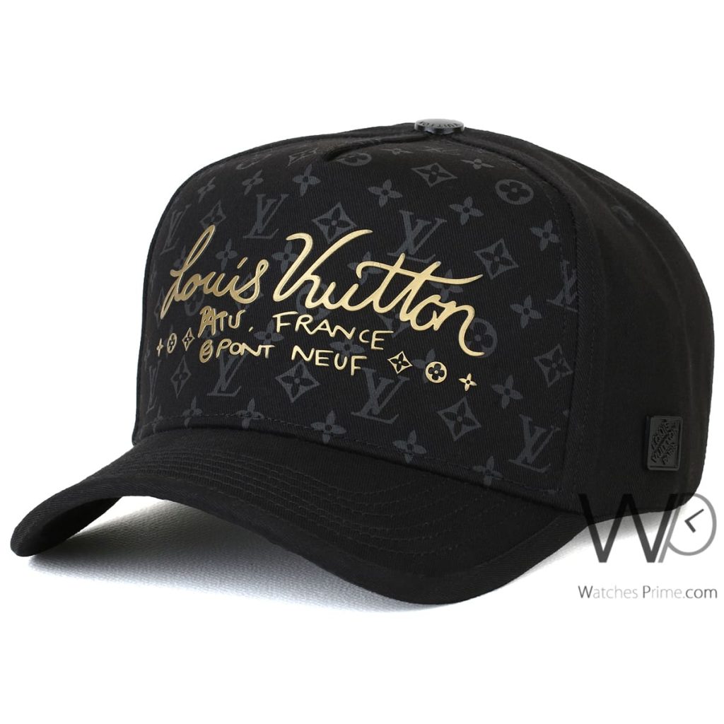 Trucker كاب ماركة لويس فيتون LV اسود | واتشز برايم