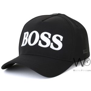 Boss black cotton baseball men cap