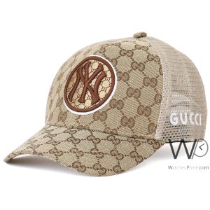كاب-ماركة-جوتشى-trucker-بنى