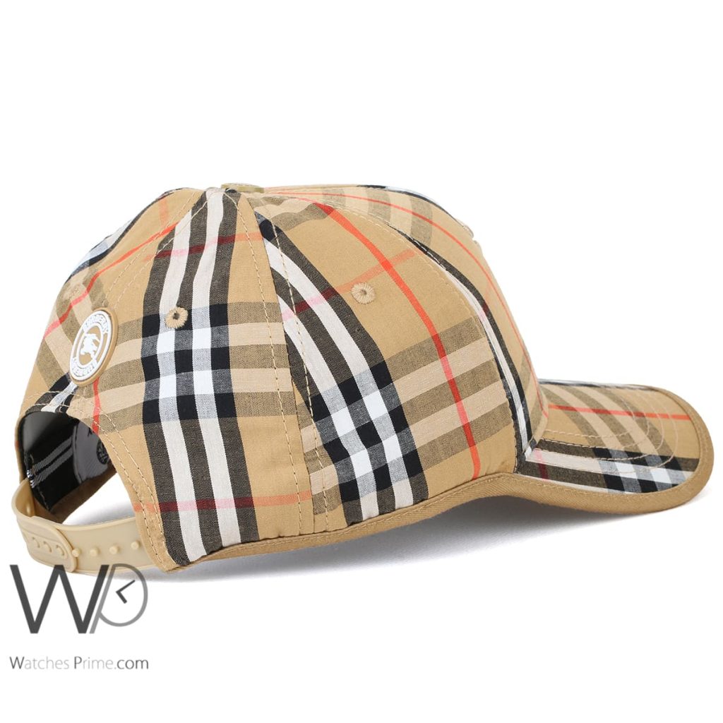 Burberry BT Beige Cotton Baseball Cap | Watches Prime