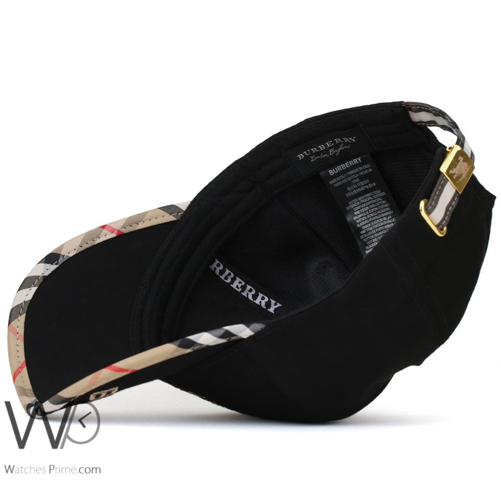 Burberry Horse BT Black Baseball Cap | Watches Prime