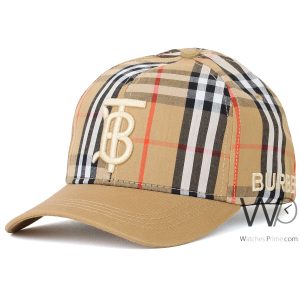 كاب-ماركة-بيربرى-baseball-بيج-قطن