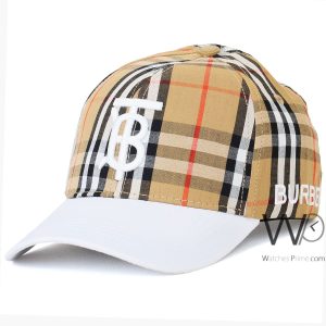 كاب-ماركة-بيربرى-baseball-ابيض-قطن