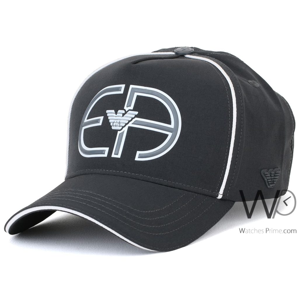 Emporio Armani EA7 Gray Baseball Cap | Watches Prime