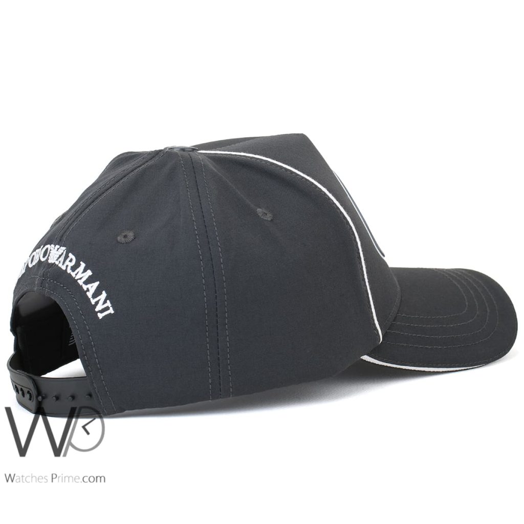 Emporio Armani EA7 Gray Baseball Cap | Watches Prime