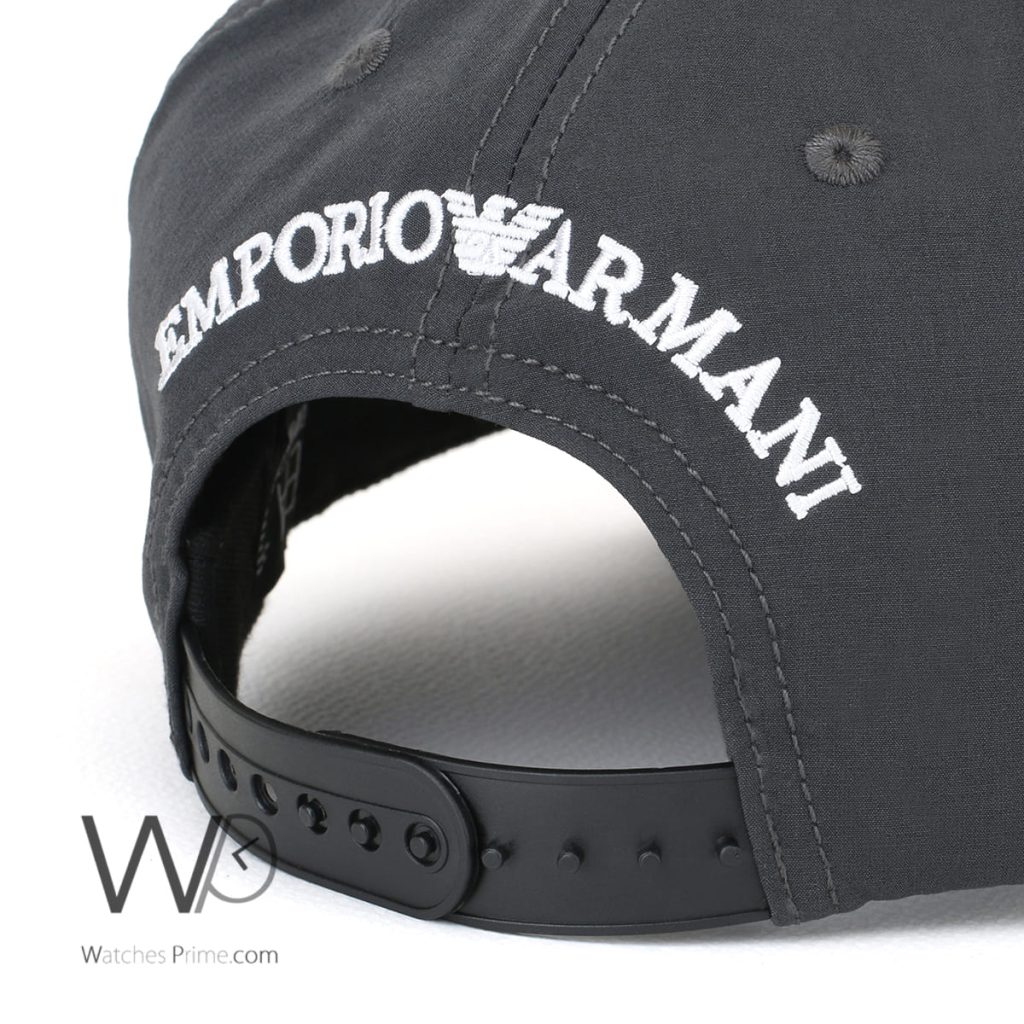 Emporio Armani EA7 Gray Baseball Cap | Watches Prime