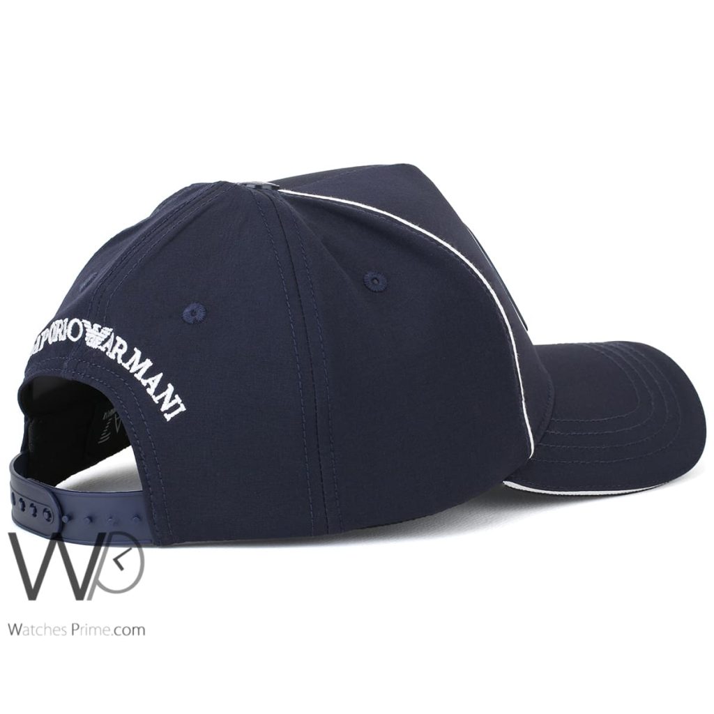 Emporio Armani EA7 Navy Blue Baseball Cap | Watches Prime