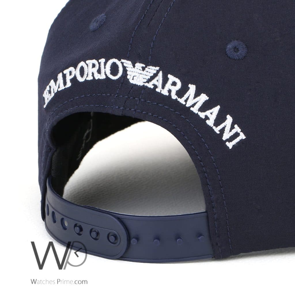 Emporio Armani EA7 Navy Blue Baseball Cap | Watches Prime