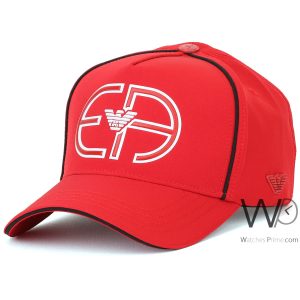 كاب-امبوريو-ارمانى-baseball-احمر-قطن-رجالى