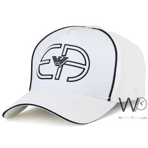 Emporio armani ea7 white baseball cap cotton hat