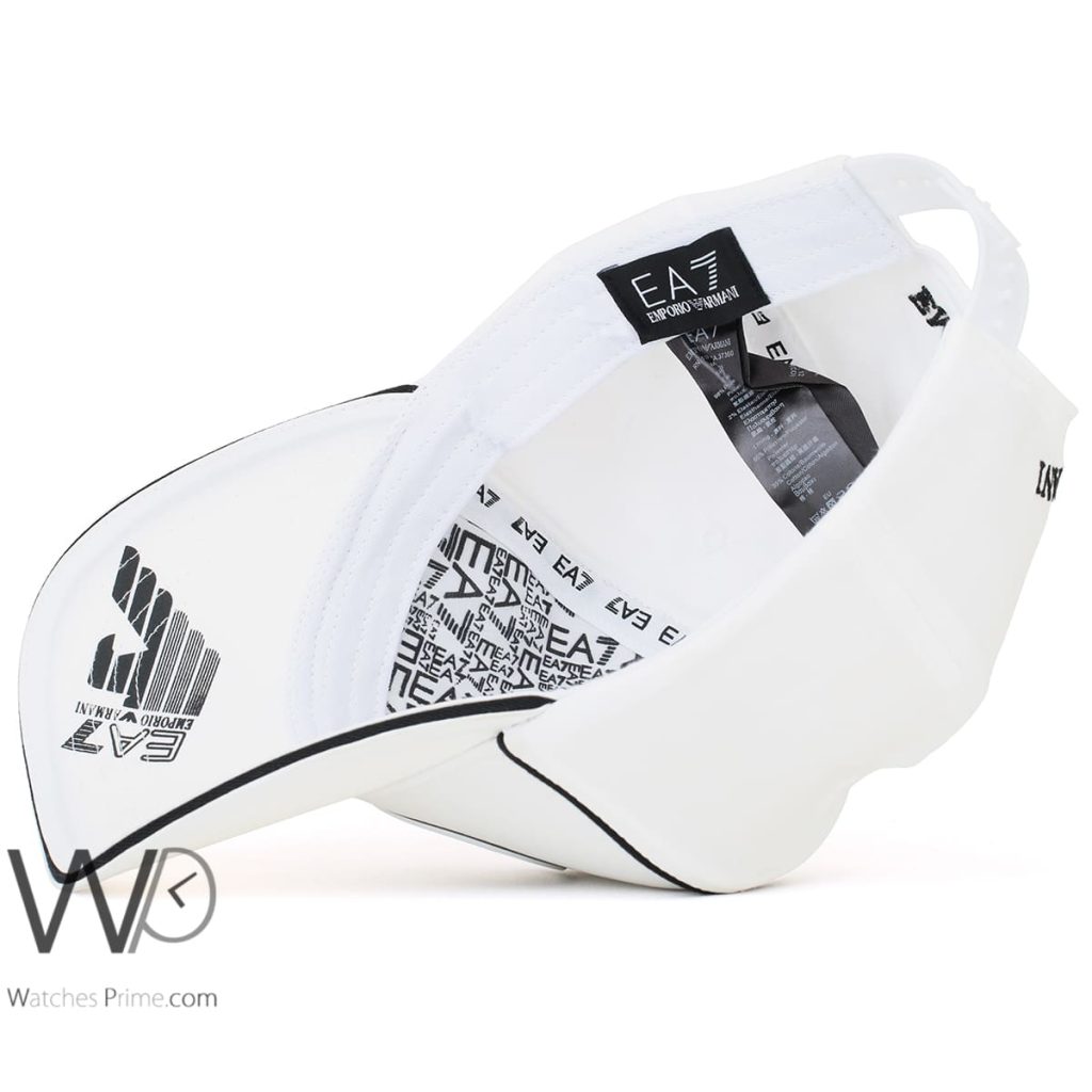 Emporio Armani EA7 White Baseball Cap | Watches Prime