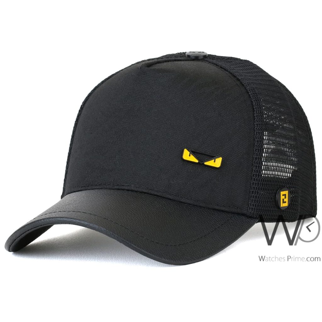 كاب ماركة فندي Trucker اسود | واتشز برايم