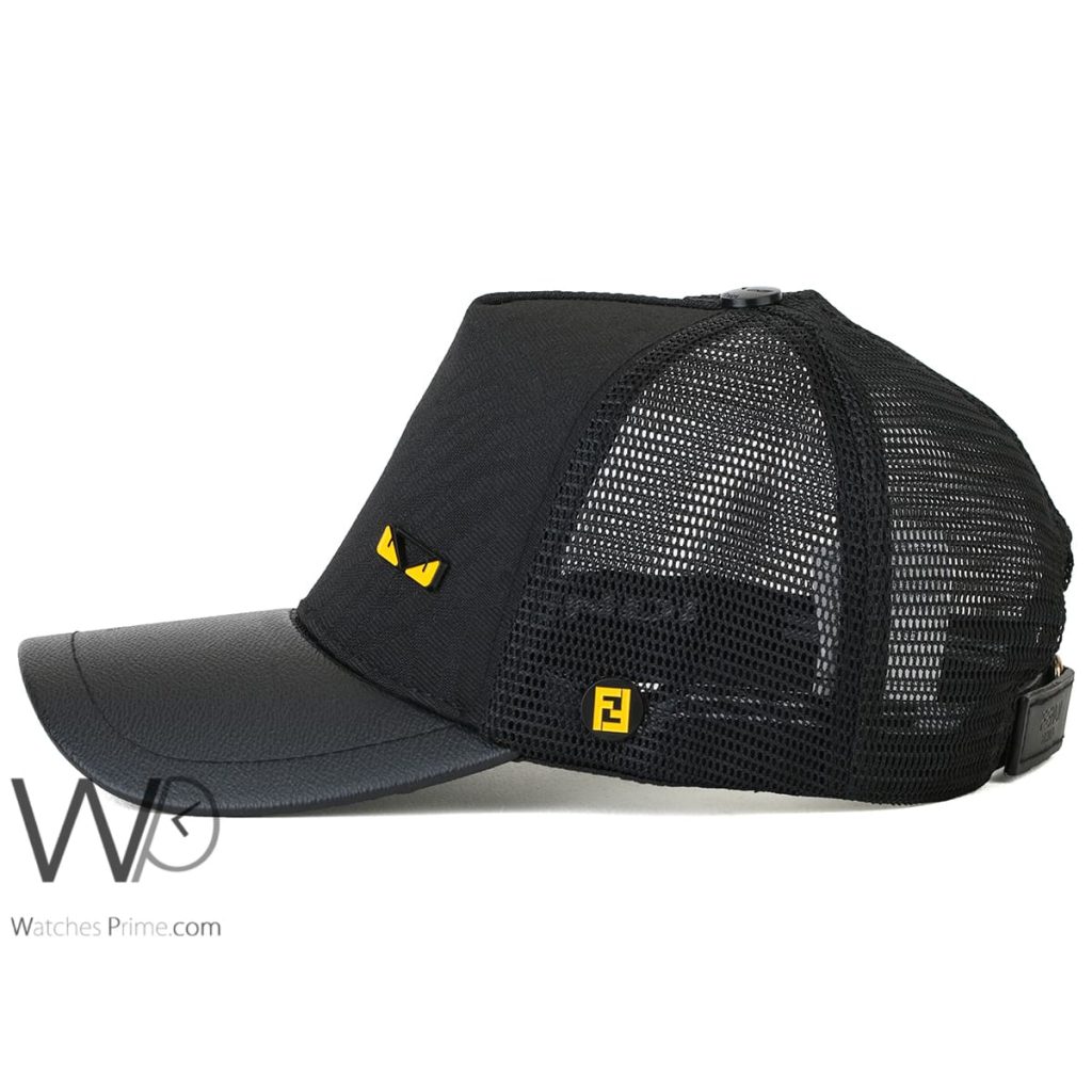 كاب ماركة فندي Trucker اسود | واتشز برايم