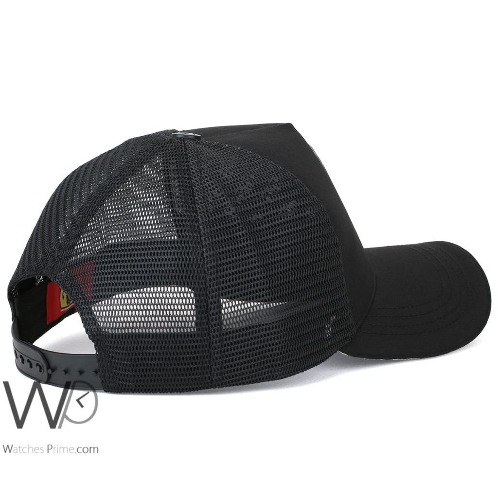 كاب ماركة فيراري اسود Trucker | واتشز برايم