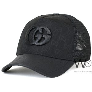 كاب-ماركة-جوتشى-trucker-اسود