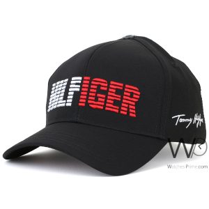 Hilfiger black baseball cotton cap