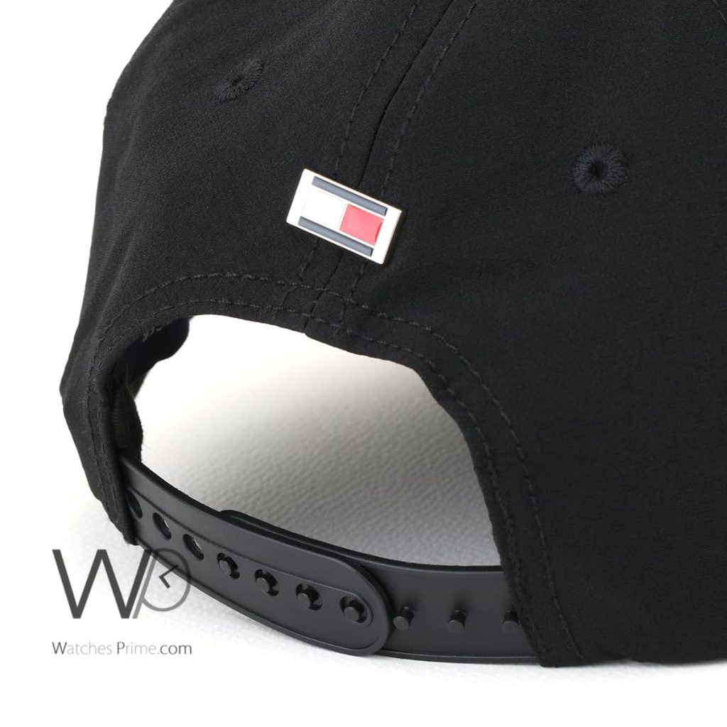 Tommy Hilfiger Baseball Cap Black Cotton | Watches Prime