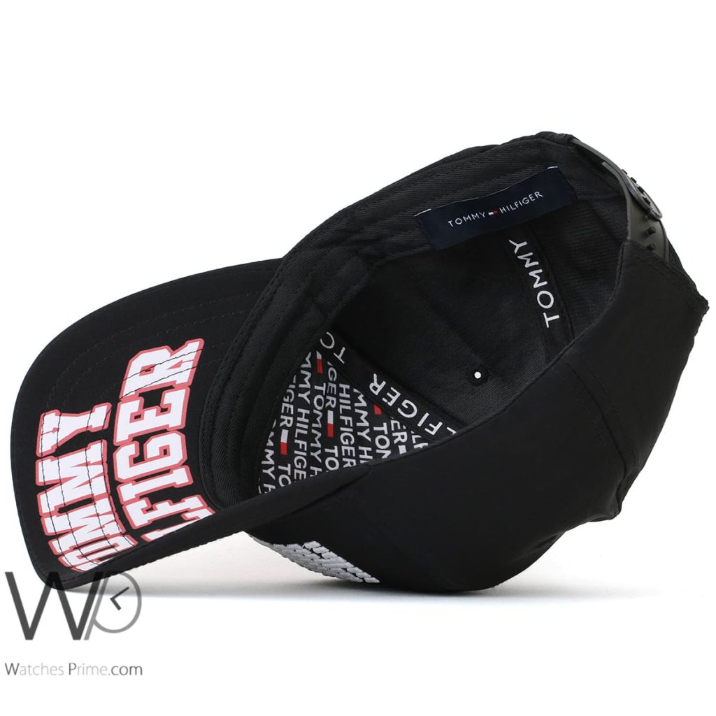 Tommy Hilfiger Baseball Cap Black Cotton | Watches Prime