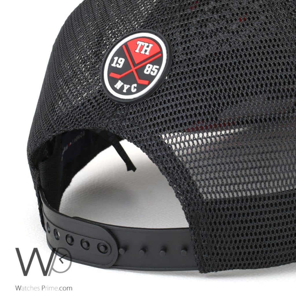 Tommy Hilfiger Denim Trucker Cap Black | Watches Prime