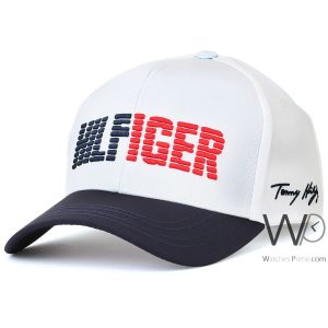 Hilfiger white baseball cotton cap
