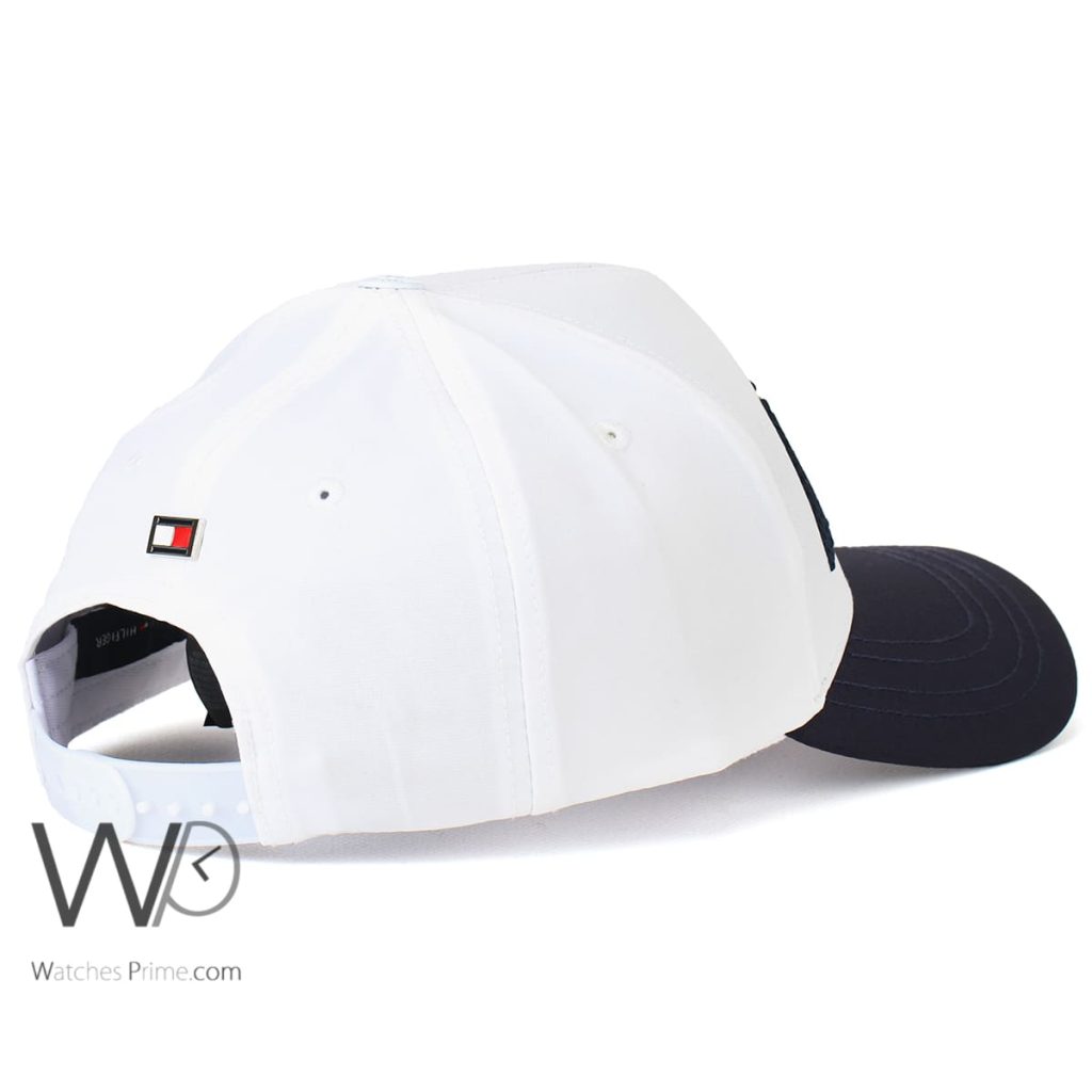 Tommy Hilfiger Baseball Cap White Navy Blue | Watches Prime