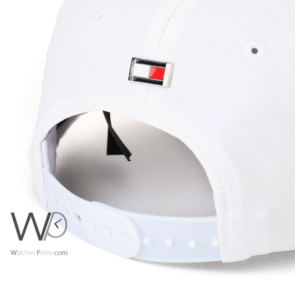 Tommy Hilfiger Baseball Cap White Navy Blue | Watches Prime