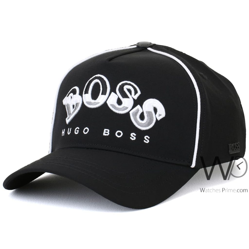 Hugo Boss Baseball Cap Cotton Black| Watches Prime