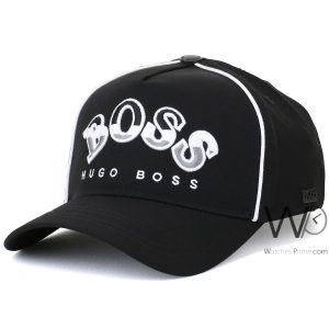 Hugo boss black cotton baseball cap