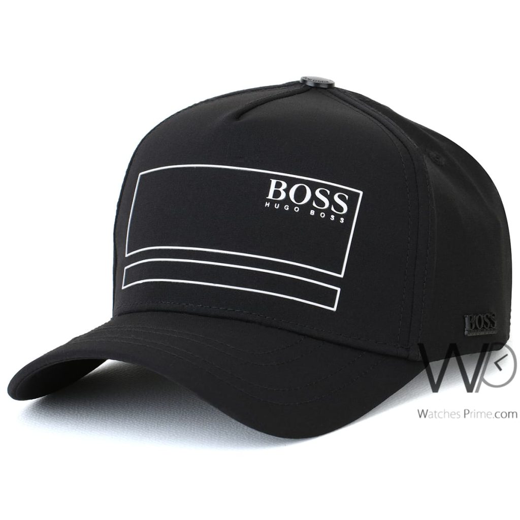 Hugo Boss Black Cotton Baseball Cap | Watches Prime