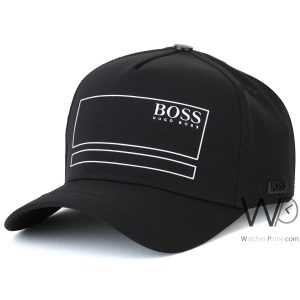 Hugo boss black cotton baseball for men cap