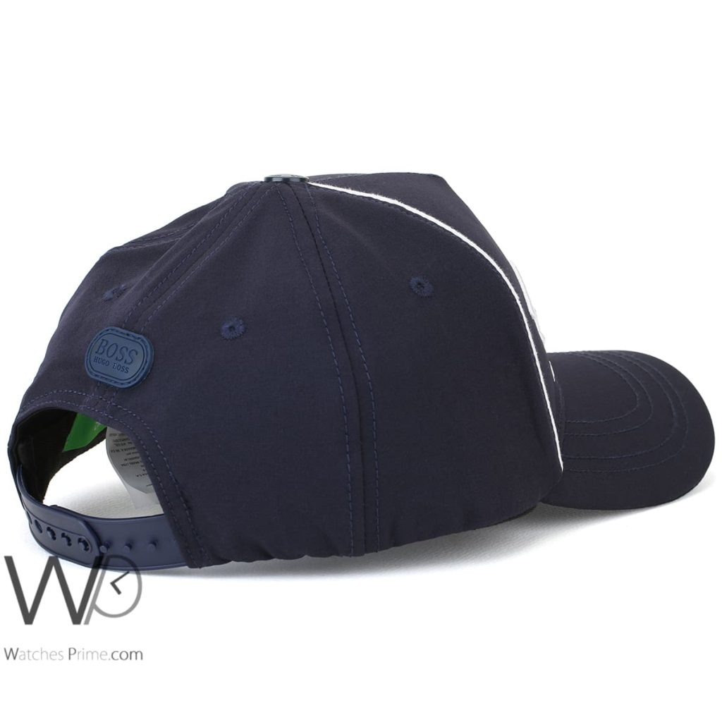 Hugo Boss Navy Blue Baseball Cap Cotton | Watches Prime