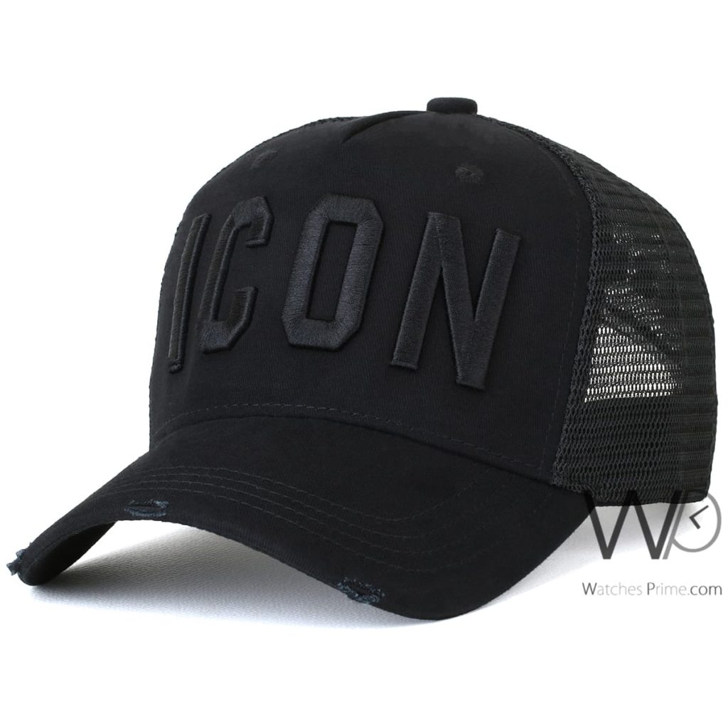 كاب ماركة ايكون Trucker اسود | واتشز برايم