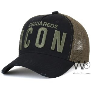 كاب-ماركة-ديسكوارد 2-trucker-اسود-بنى